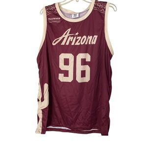Arizona Coyotes Basketball Hockey Jersey 96 Gila River Resorts Casinos Mens XL